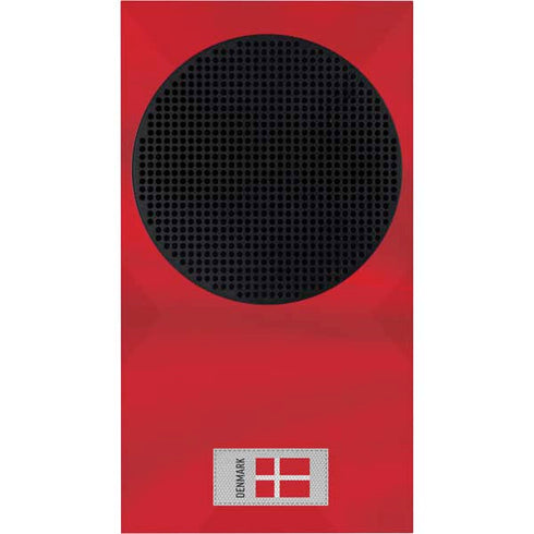 Denmark Soccer Flag Xbox Series S Console Skin